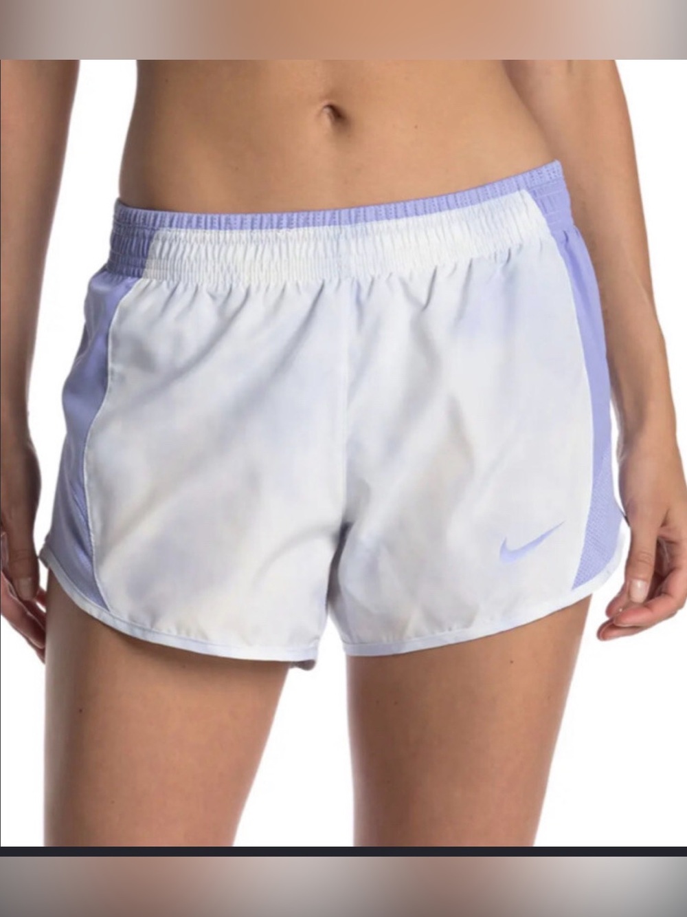 Nike Icon Clash Tie Dye Running Shorts Dri FIT Purple White Small